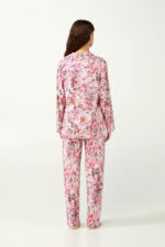 Φλοράλ Κουμπωτή Πυτζάμα Micromodal - Image 4