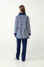 Κουμπωτή Ρόμπα σε Ρουστίκ Μοτίβο - Image 4