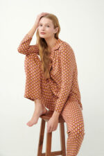 Φλοράλ Κουμπωτή Πυτζάμα Micromodal - Image 4