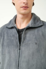 Fleece Ρόμπα Ζιβάγκο με Φερμουάρ - Image 3