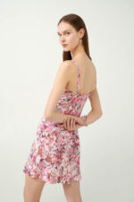 Micromodal Φλοράλ Νυχτικό με Τιράντες - Image 4