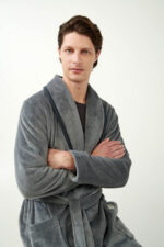 Μακριά Σταυρωτή Fleece Ρόμπα - Image 3