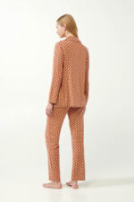 Φλοράλ Κουμπωτή Πυτζάμα Micromodal - Image 5