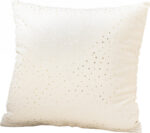 Beauty Home Μαξιλαροθήκη 45 x 45 cm Βελούδο Εκρού Με Χρύσα Αστέρια - Image 2