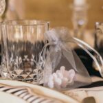 Beauty Home 24 Μαργαρίτες από Λευκό Βελούδο και Χρυσό Μαργαριτάρι Ø2.5cm - Image 3