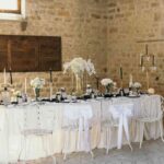 Beauty Home 24 Μαργαρίτες από Λευκό Βελούδο και Χρυσό Μαργαριτάρι Ø2.5cm - Image 4