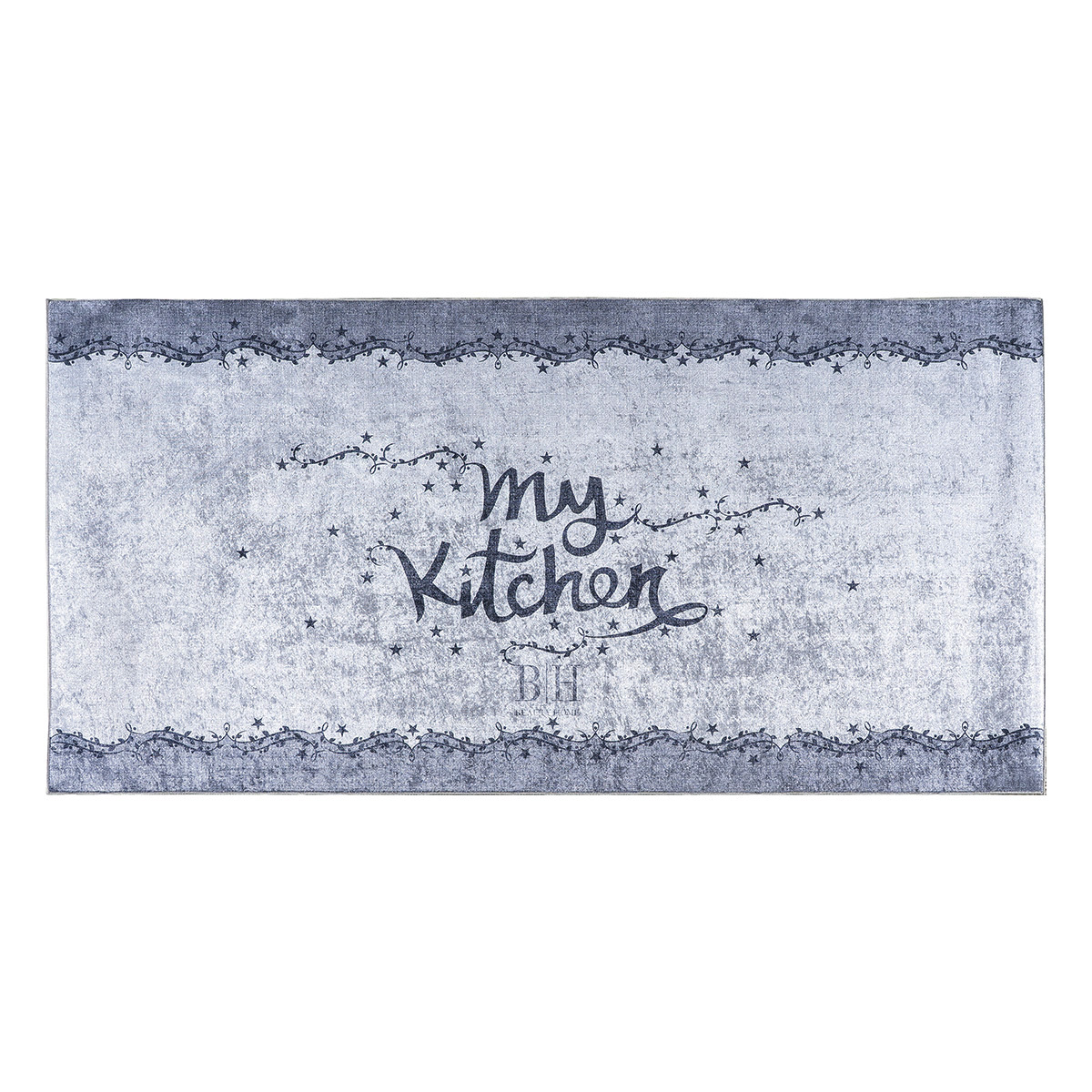 9074_100x200 Beauty Home Χαλάκι κουζίνας Art 9074 100x200 Γκρι - Image 1