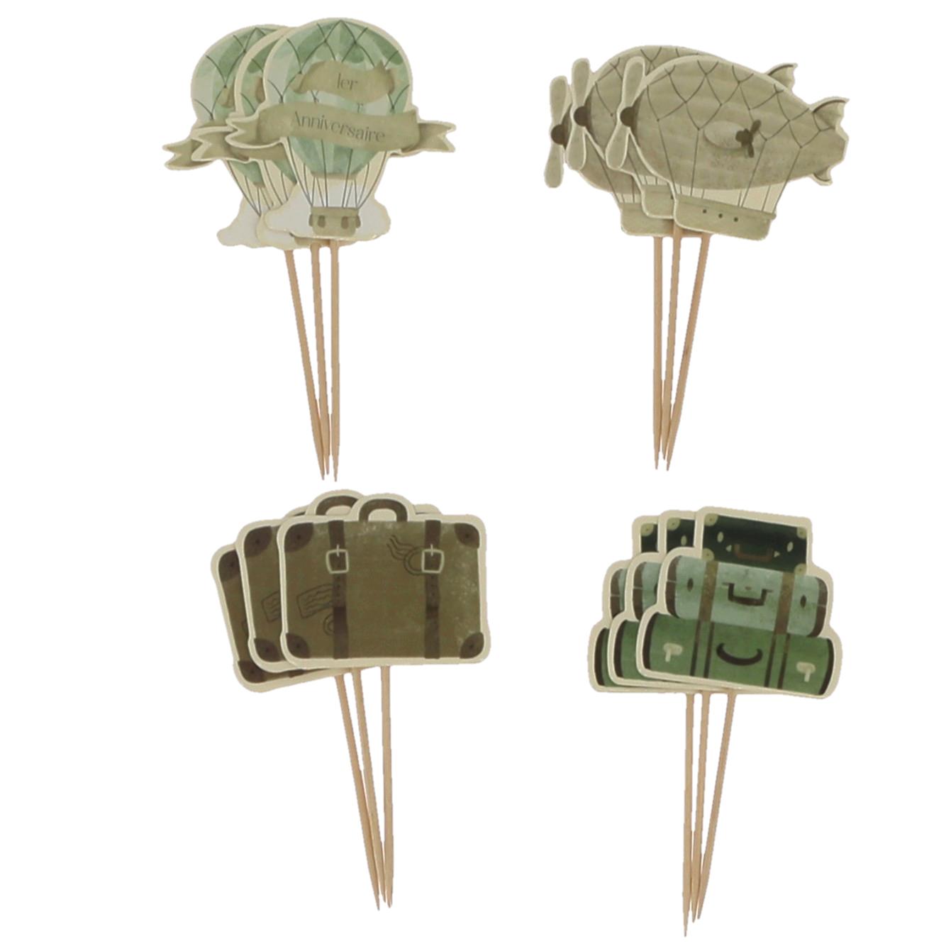 a40457fa-053f-4759-89c9-101b0cee5bf0 Beauty Home 12 Ταμπελάκια με θέμα “Ταξίδι” 9,5cm - Image 1