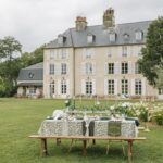 Beauty Home Ράννερ με πέρλες – Πράσινο Ευκάλυπτου οργάντζα 28 cm x 5 m - Image 4