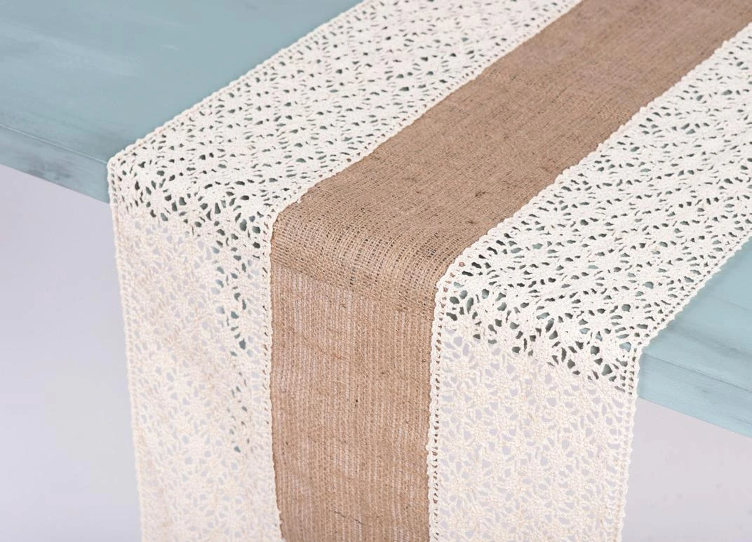 Beauty Home ΡΑΝΝΕΡ ΛΙΝΑΤΣΑ ΜΕ ΦΑΡΔΙΑ ΔΑΝΤΕΛΑ 40Χ180CM