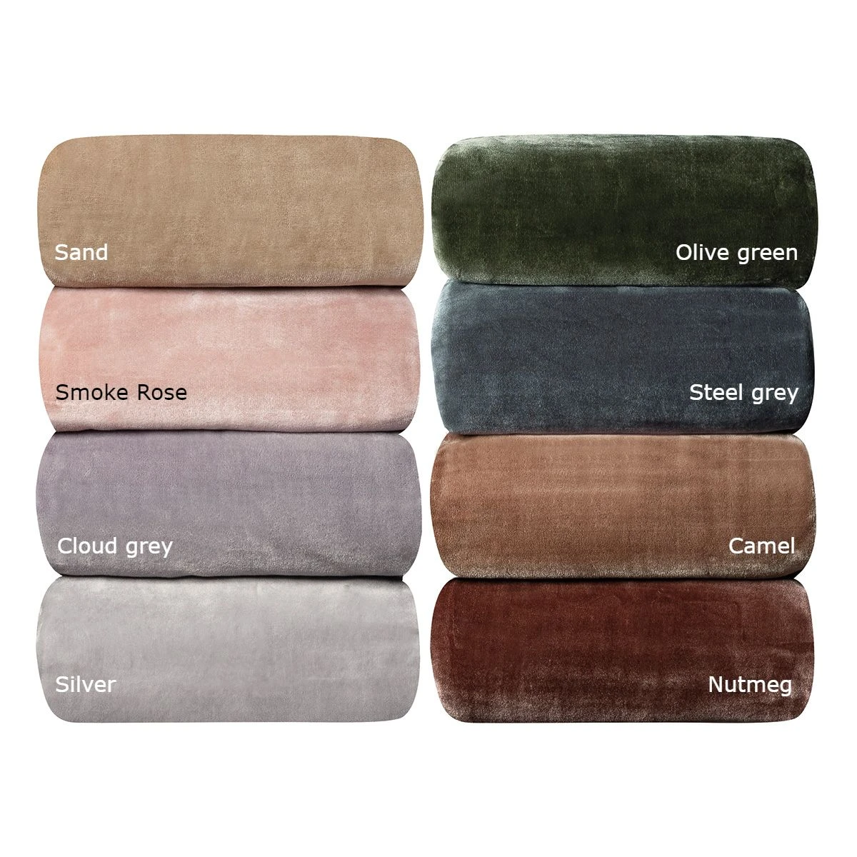 Beauty Home Κουβέρτα μονόχρωμη υπέρδιλη Bernese Art 10500 σε 8 αποχρώσεις 220x240