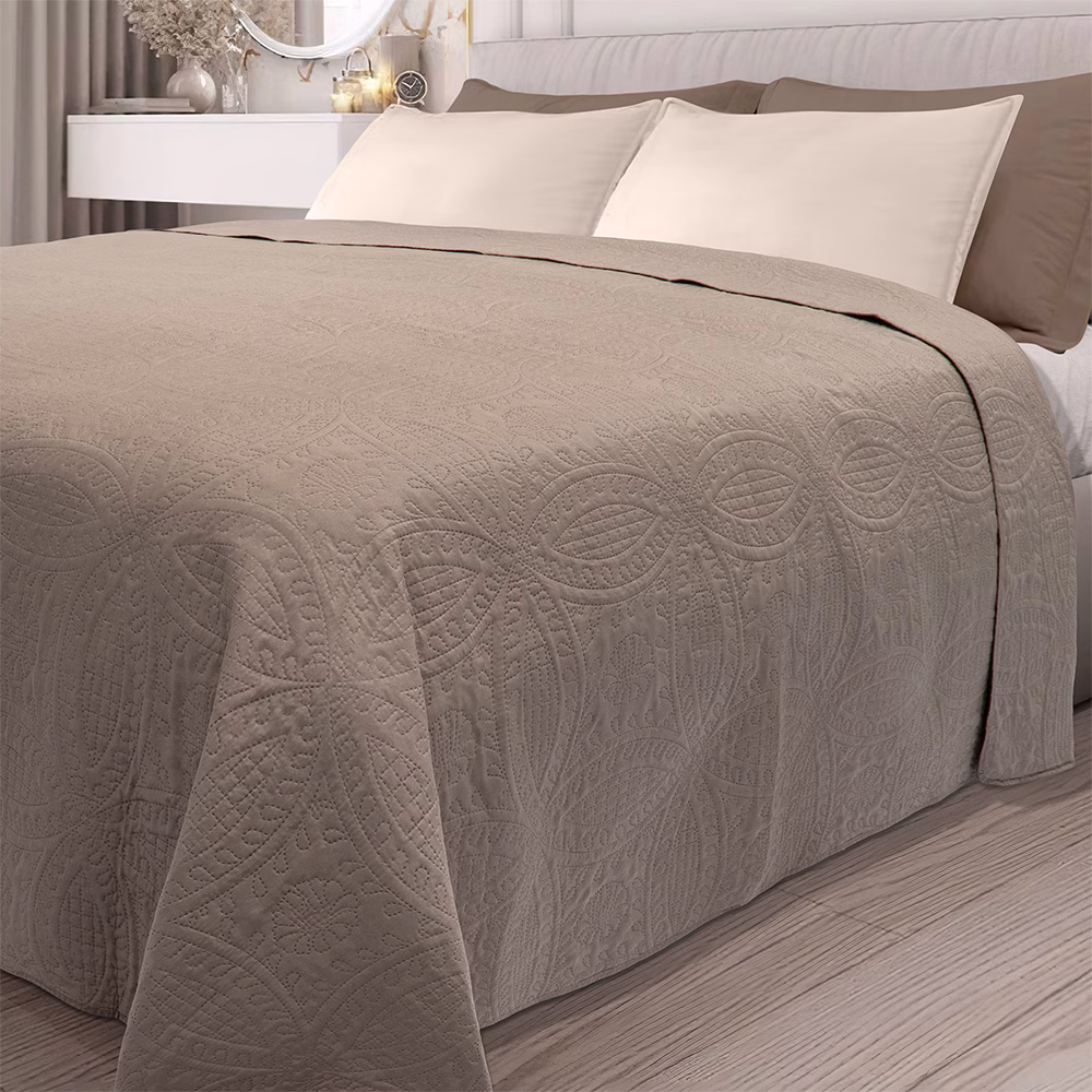 LINO ΚΟΥΒΕΡΛΙ LIGERO MOCCA 220X240