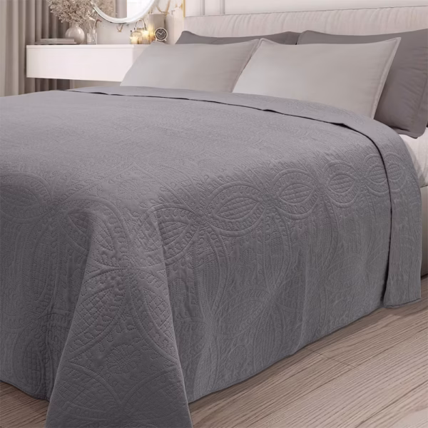 LINO ΚΟΥΒΕΡΛΙ LIGERO GREY 220X240