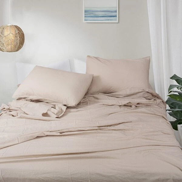 Beauty Home Σετ παπλωματοθήκη υπέρδιπλη Hilton Art 11151 230x250 Μπεζ