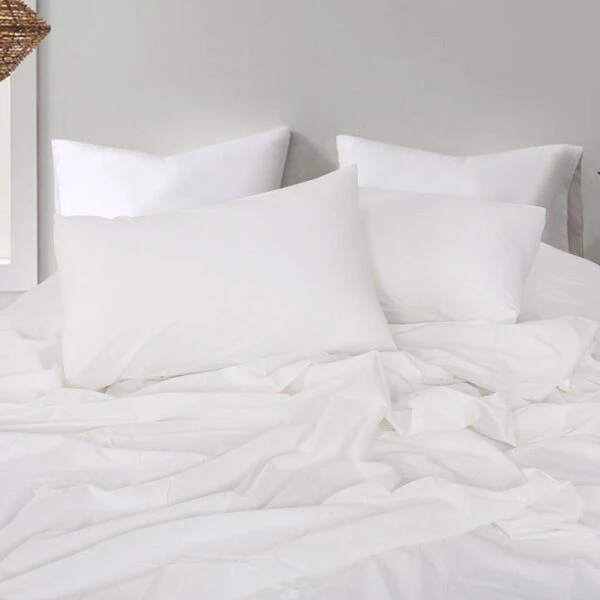 11151-white-2 Beauty Home Σετ σεντόνια υπέρδιπλα Hilton Art 11151 240x280 Λευκό