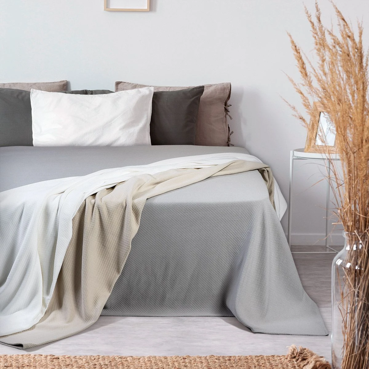 Beauty Home Κουβέρτα υπέρδιπλη Vivid matelasse Art 11171 230x270 Λευκό