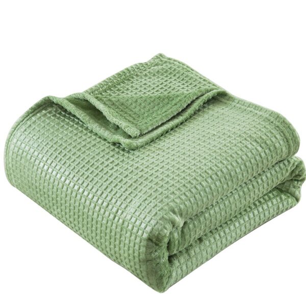 Beauty Home Κουβέρτα μονόχρωμη υπέρδιπλη Fleece Art 11552 220x240 Πράσινο