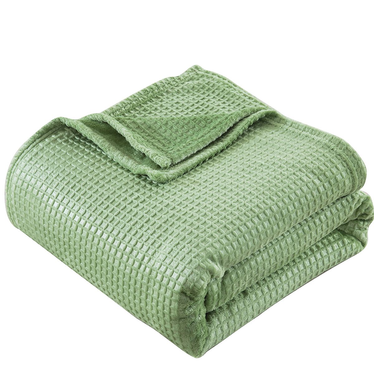 Beauty Home Κουβέρτα μονόχρωμη υπέρδιπλη Fleece Art 11552 220x240 Πράσινο