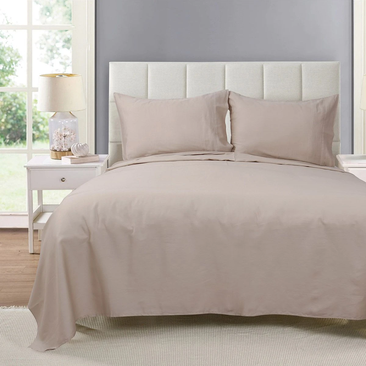 12000-beige Beauty Home Σετ σεντόνια υπέρδιπλα με λάστιχο 4 Seasons Art 12000 240x270 Μπεζ