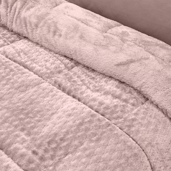 LINO Κουβερτοπάπλωμα Μονό (160x220) Lofti Λιλά