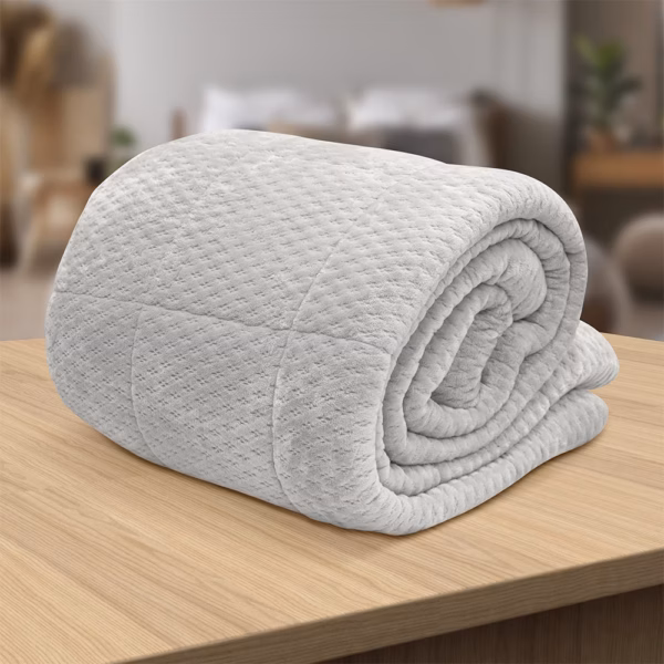 LINO Κουβερτοπάπλωμα Υπέρδιπλο (220x240) Lofti Ασημί