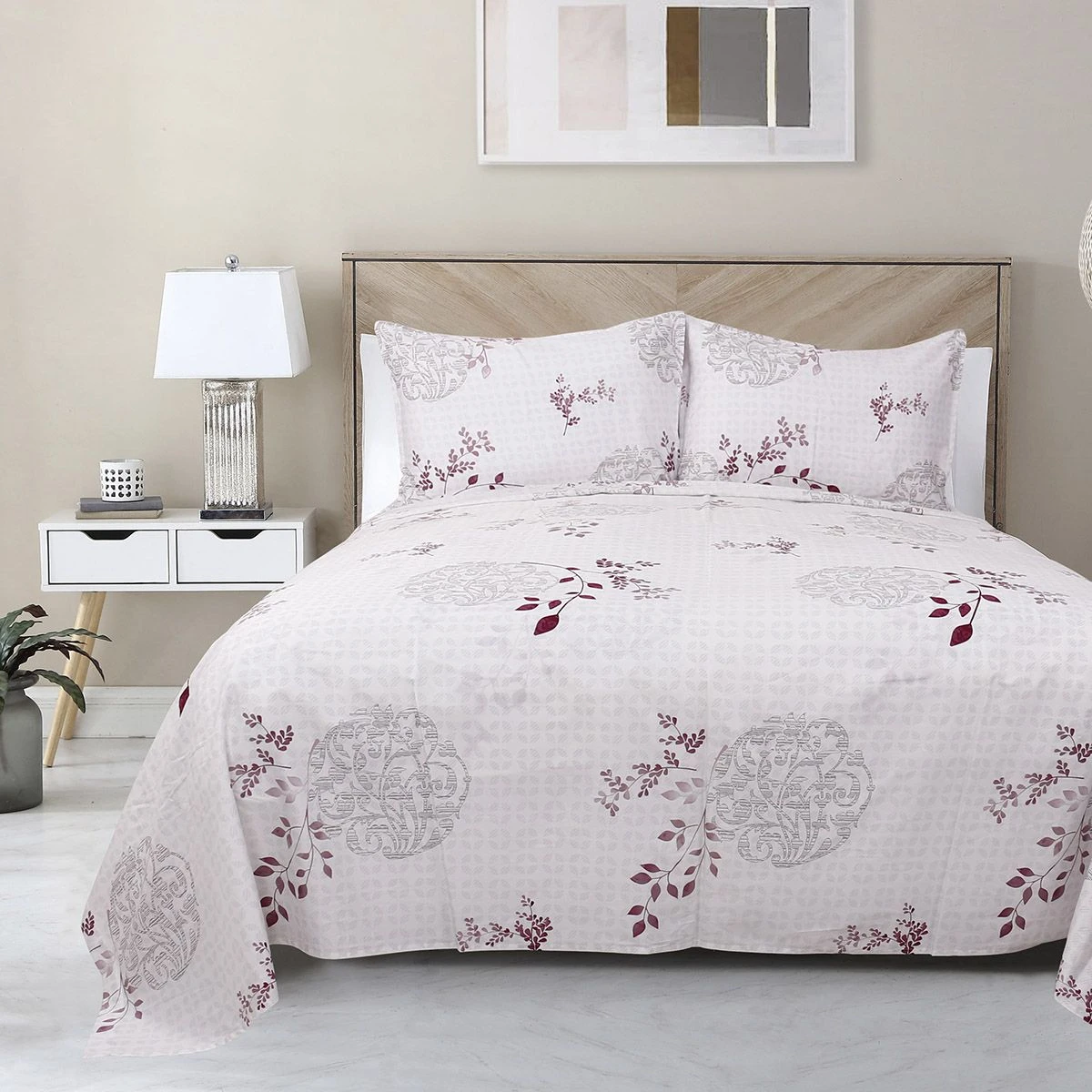 Beauty Home Σετ πάπλωμα υπέρδιπλο Conrad Art 12007 220x240 Εμπριμέ