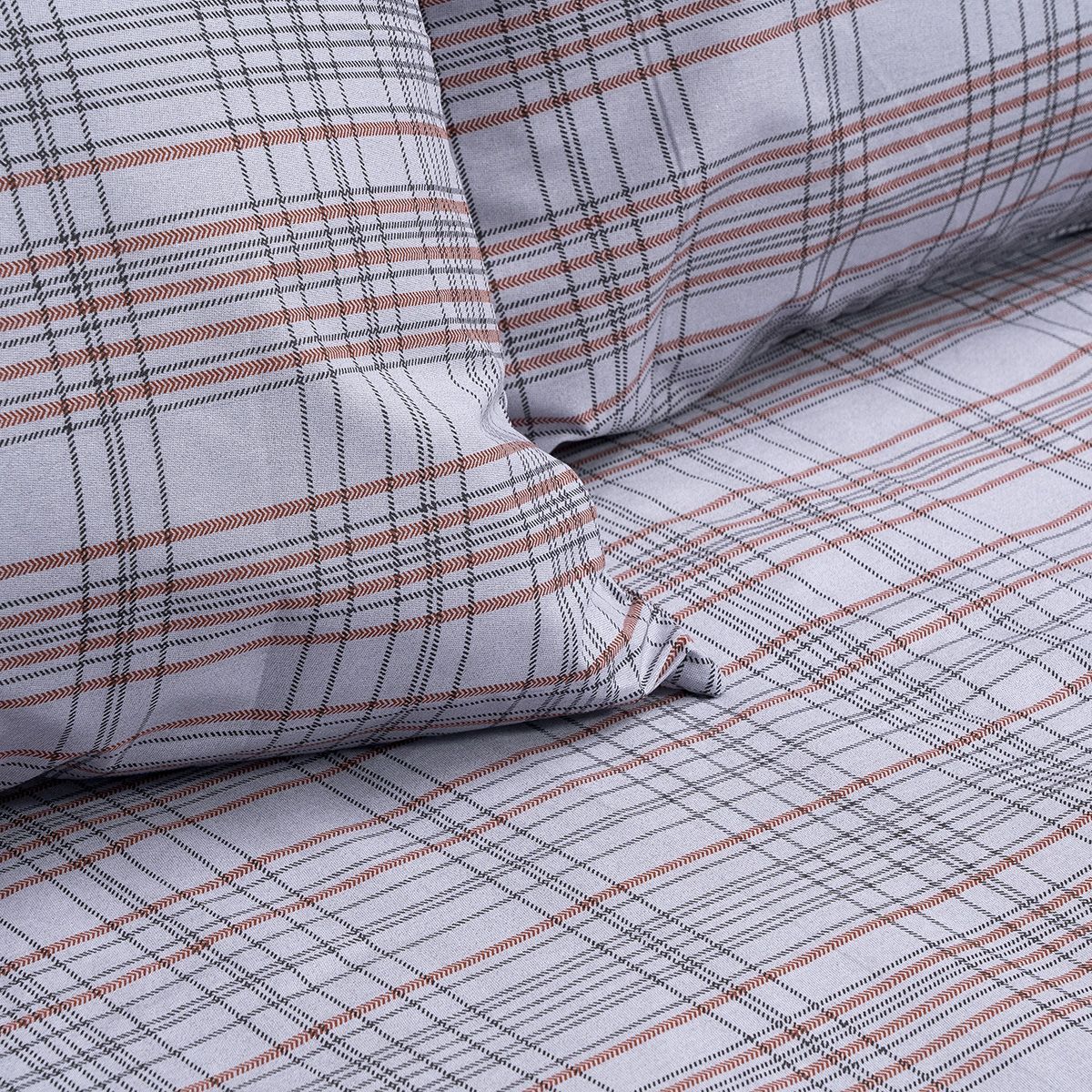 Beauty Home Σετ σεντόνια υπέρδιπλα με λάστιχο Margarita Art 12074 170x200+30 Εμπριμέ