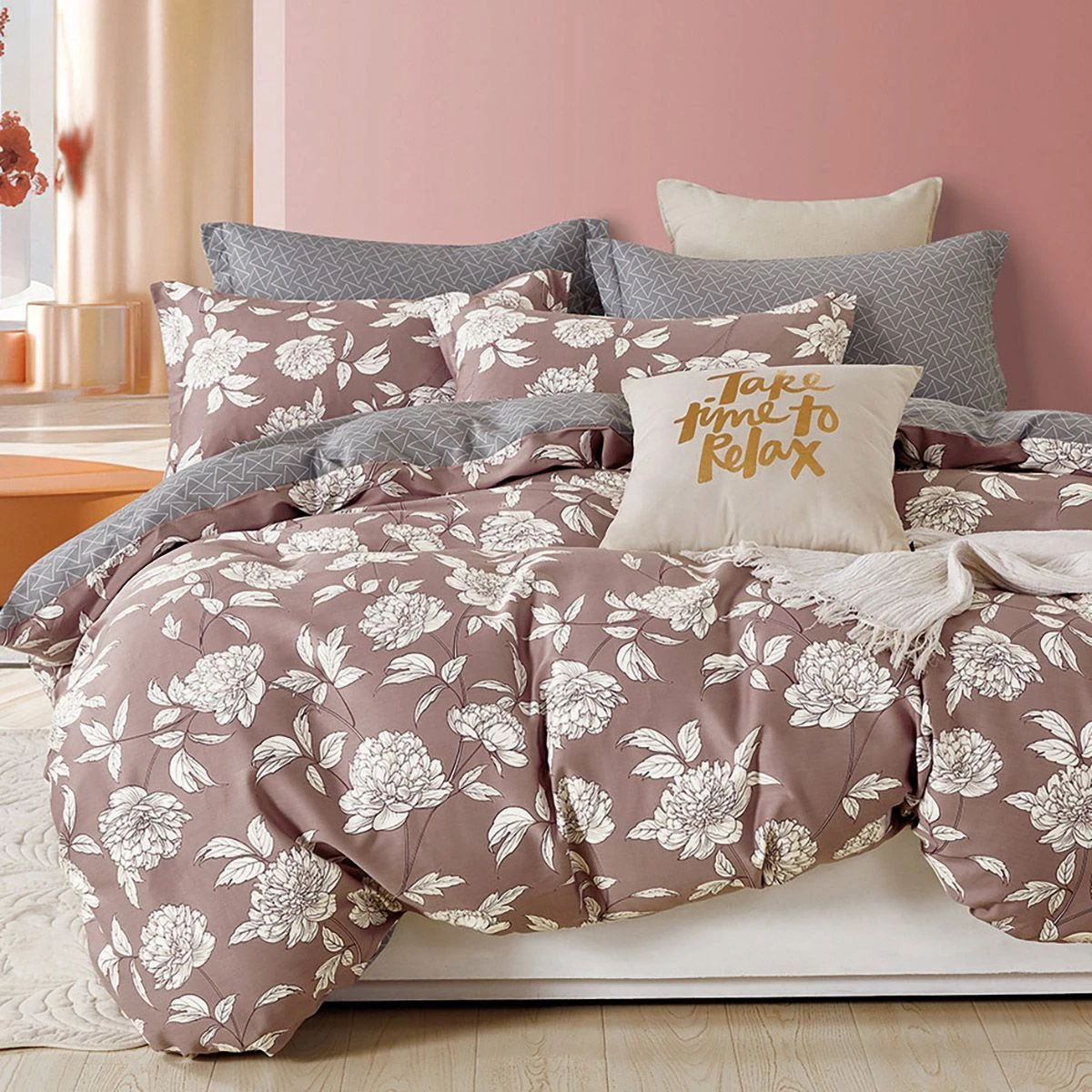 12107 Beauty Home Σετ παπλωματοθήκη υπέρδιπλη Art 12107 Anderson 230x250 Εμπριμέ