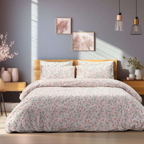 Beauty Home Σετ παπλωματοθήκη υπέρδιπλη Cousine Art 12180 230x250 Σομόν