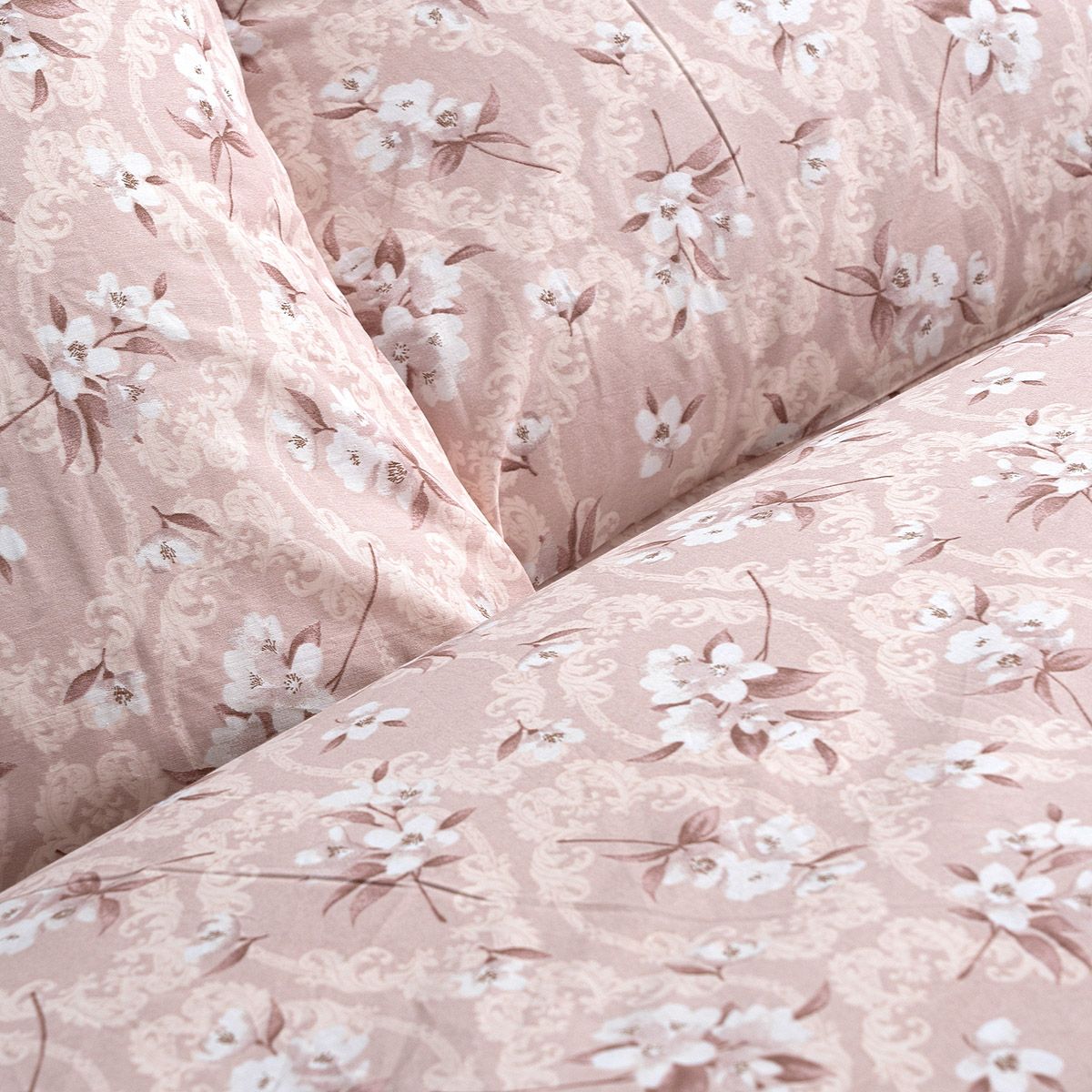 Beauty Home Σετ παπλωματοθήκη υπέρδιπλη Cays Art 12189 230x250 Σομόν