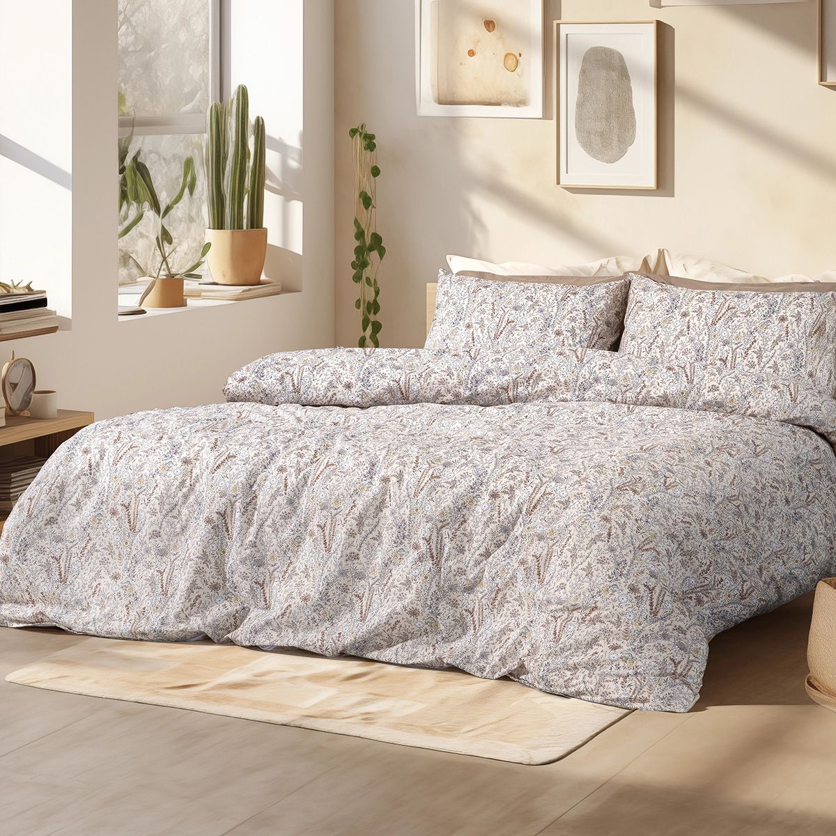 Beauty Home Σετ κουβερλί μονό Sienna Αrt 12254 160x240 Μπεζ