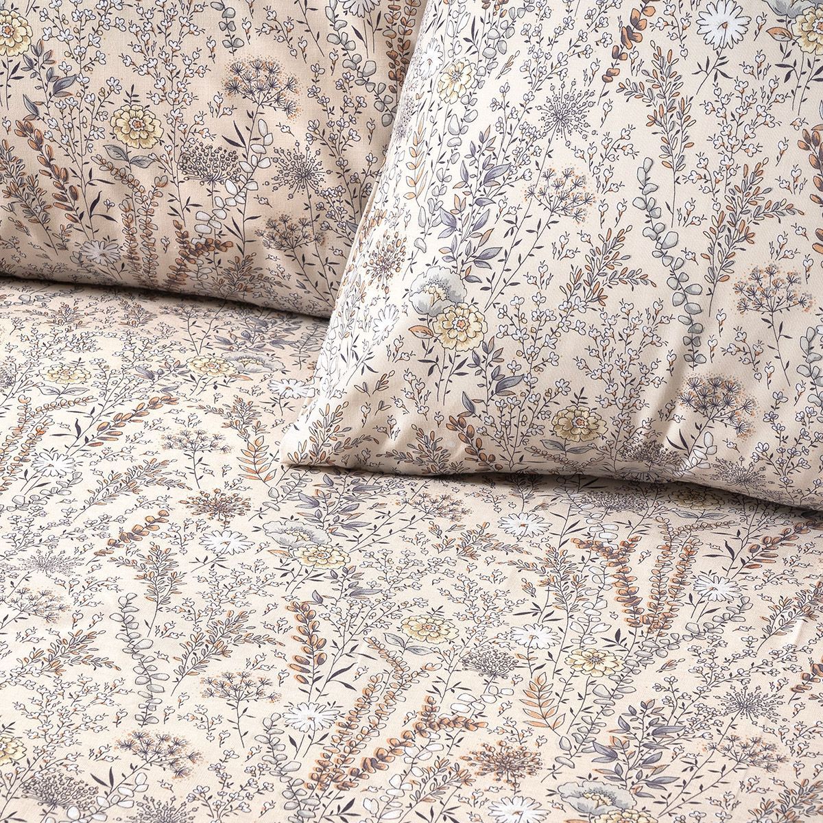 Beauty Home Σετ πάπλωμα υπέρδιπλο Sienna Art 12254 220x240 Μπεζ