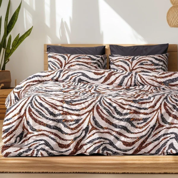 12259 Beauty Home Σετ κουβερλί υπέρδιπλο Rea Αrt 12259 220x240 Ανθρακί