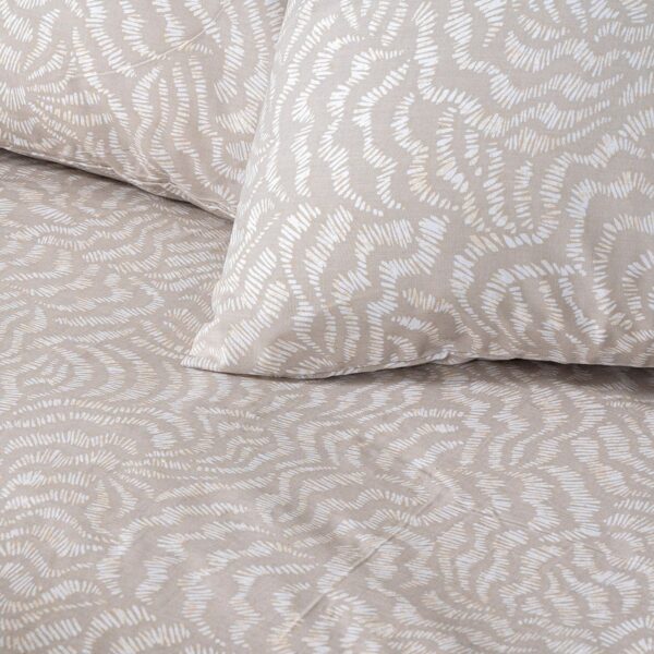 Beauty Home Ζεύγος μαξιλαροθήκες Iris Art 12260 52x72 Μπεζ