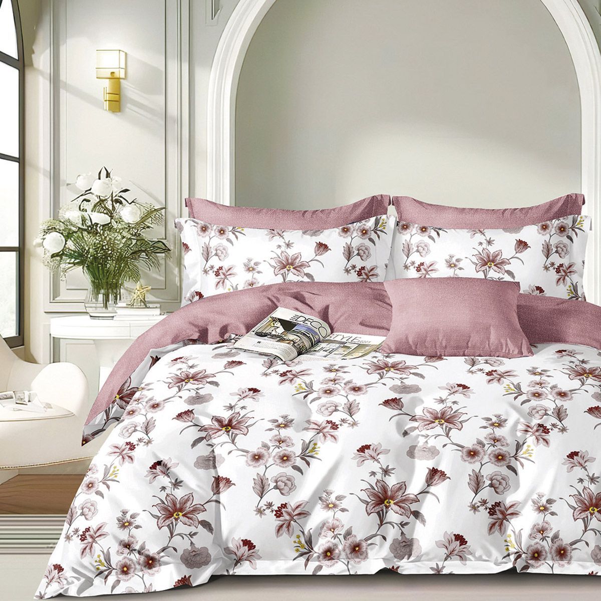 Beauty Home Σετ κουβερλί υπέρδιπλο Art 12270 Angelina 220x240 Αμέθυστος