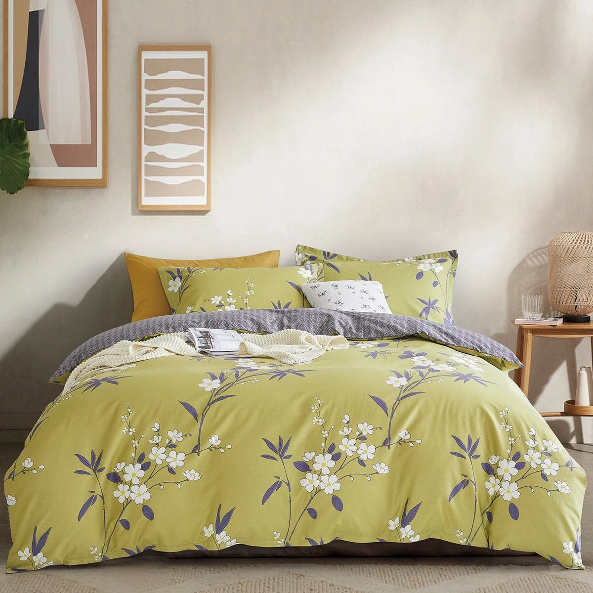 Beauty Home Σετ κουβερλί υπέρδιπλο Art 12274 Alexa 220x240 Λαδί