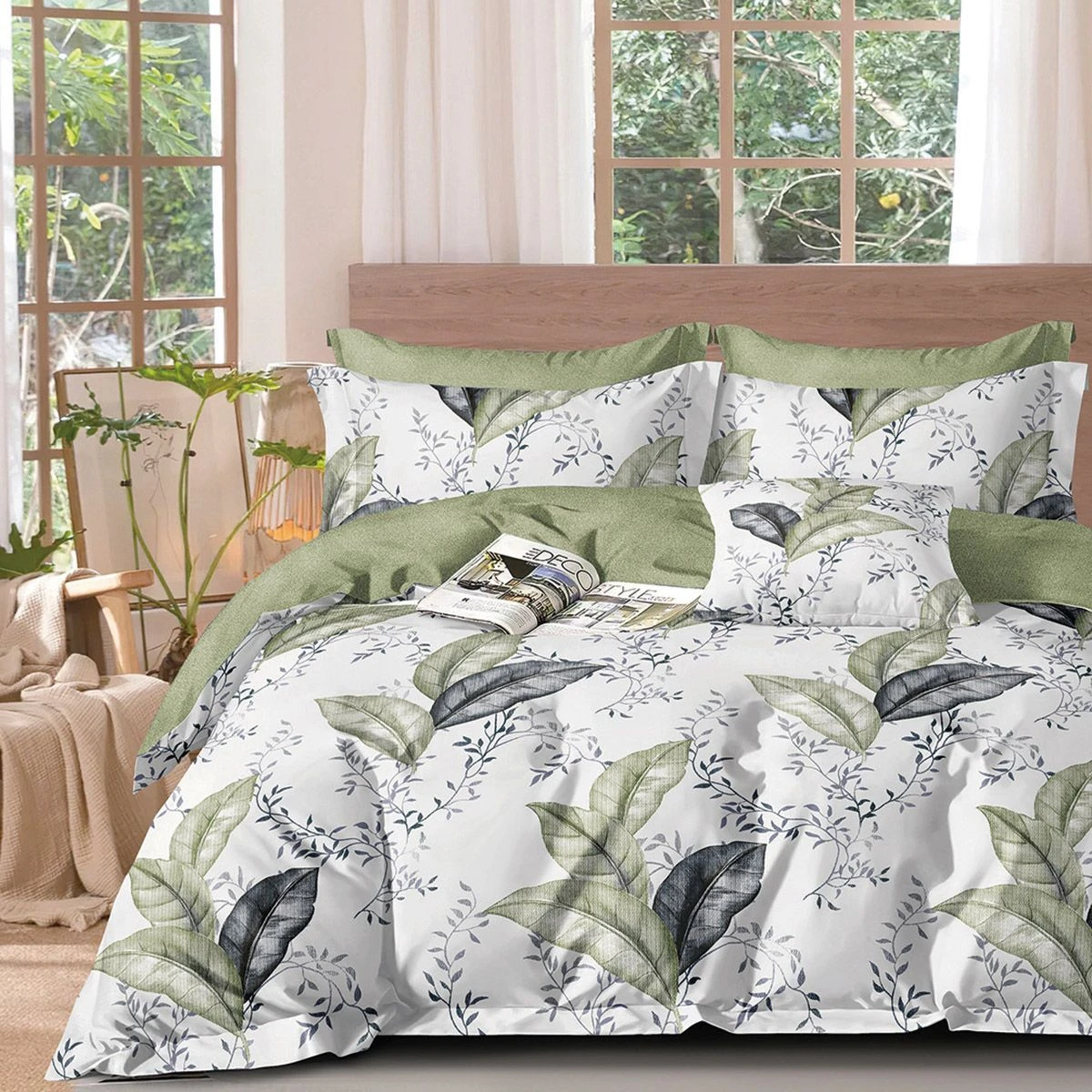 Beauty Home Σετ κουβερλί υπέρδιπλο Art 12277 Adelina 220x240 Λαδί