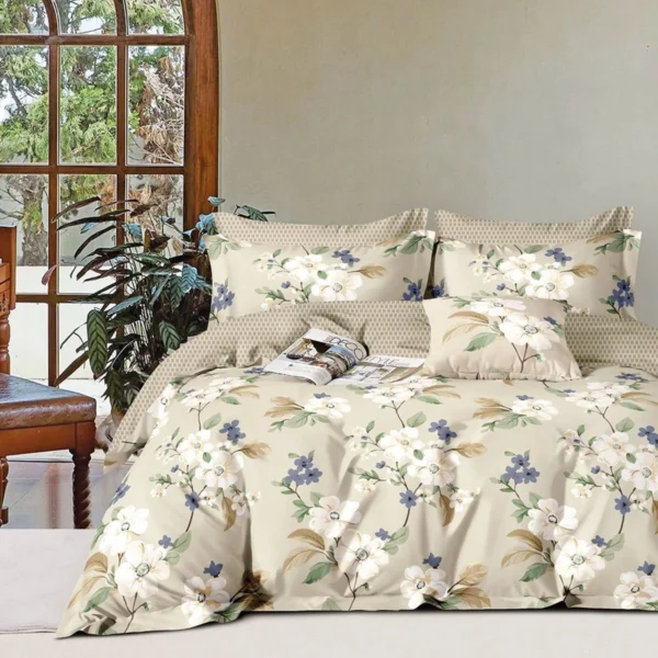 Beauty Home Σετ πάπλωμα υπέρδιπλο Art 12281 Aria 220x240 Μπεζ