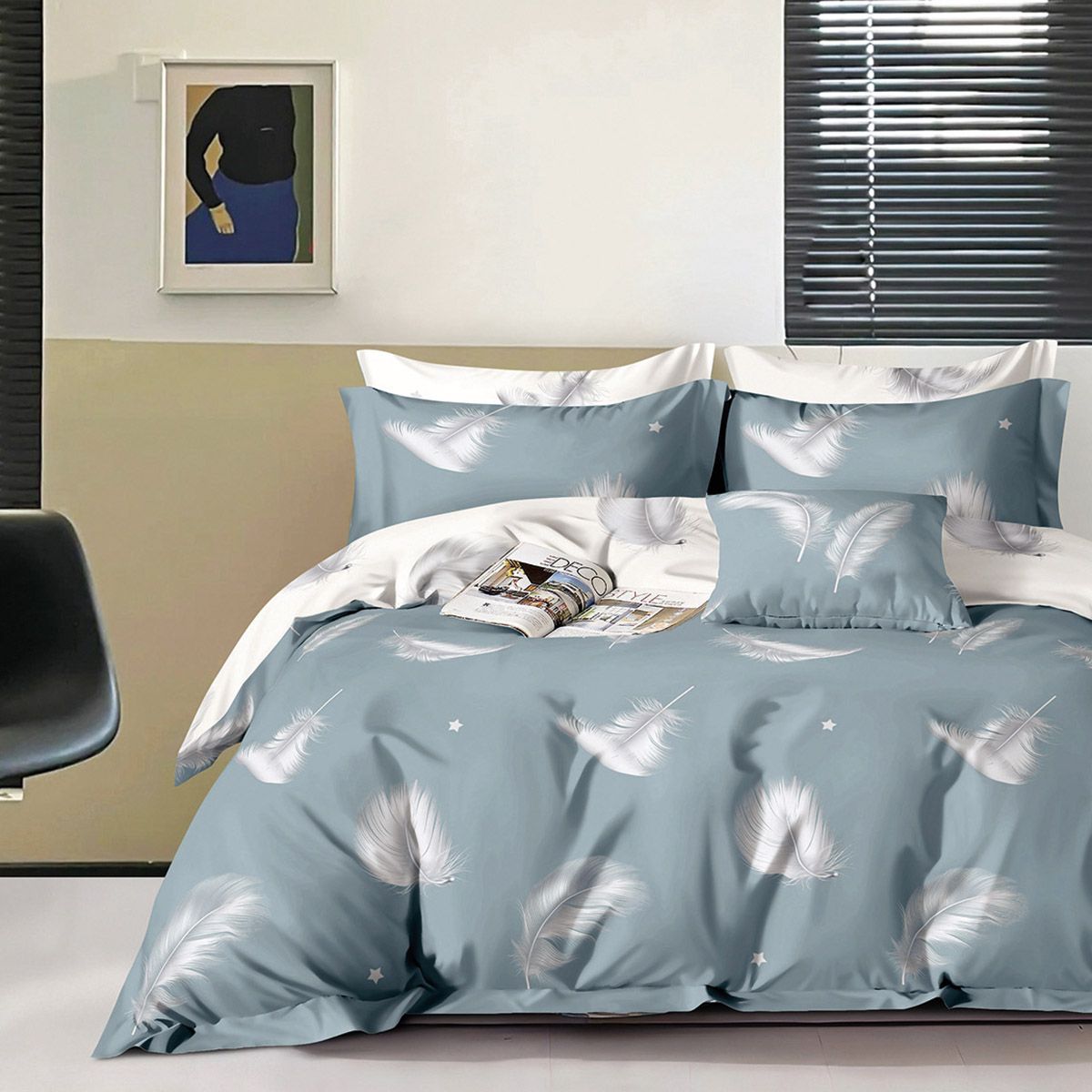 Beauty Home Σετ παπλωματοθήκη υπέρδιπλη Art 12282 Ada 230x250 Βεραμάν