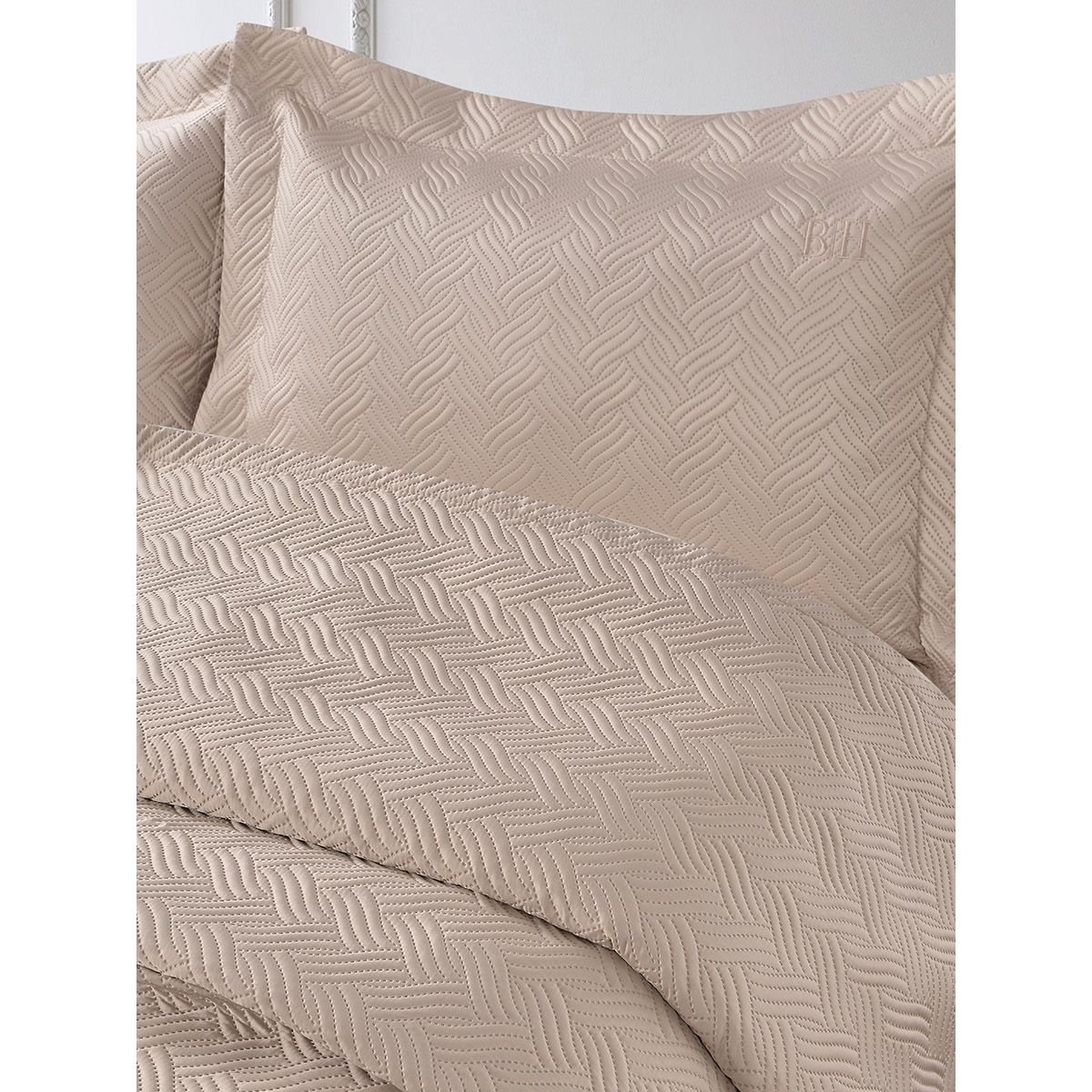 Beauty Home Σετ κουβερλί υπέρδιπλο Melusine Art 12317 230x250 Άμμου