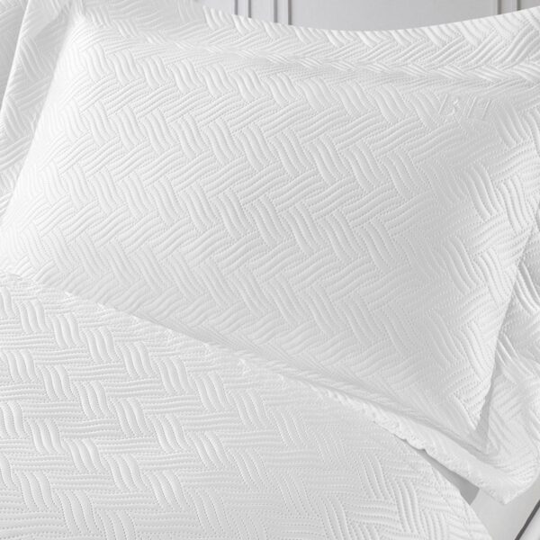 Beauty Home Σετ κουβερλί υπέρδιπλο Aeva Art 12323 230x250 Λευκό