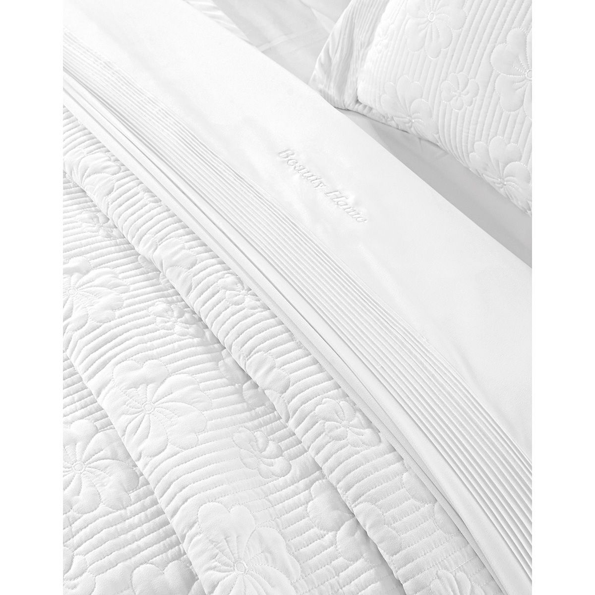 12502_white_b Beauty Home Σετ κουβερλί υπέρδιπλο Marilia Art 12502 230x250 Λευκό