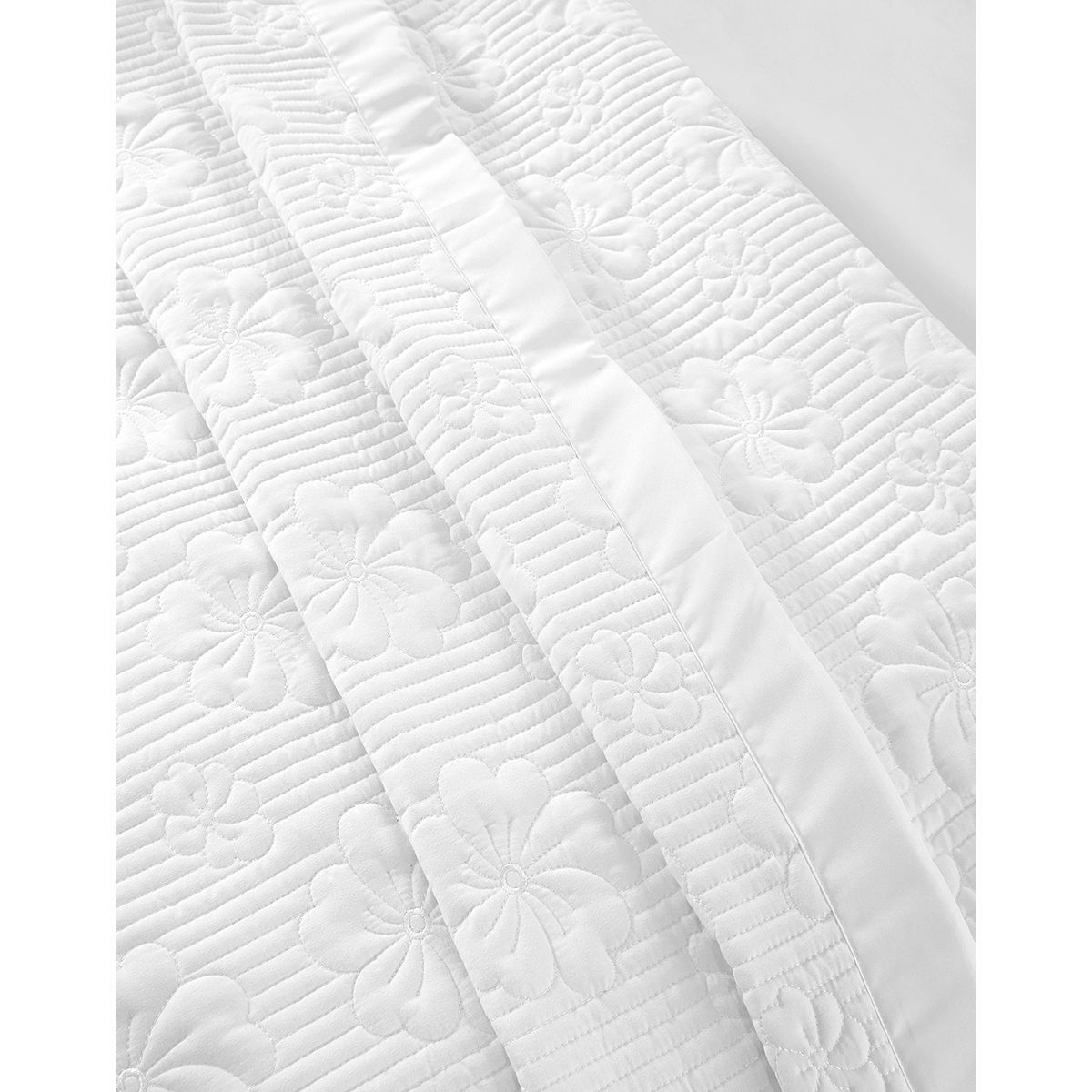 12502_white_c Beauty Home Σετ κουβερλί υπέρδιπλο Marilia Art 12502 230x250 Λευκό