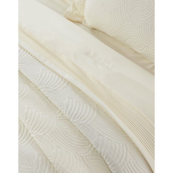 Beauty Home Σετ κουβερλί υπέρδιπλο Clio Art 12503 230x250 Εκρού