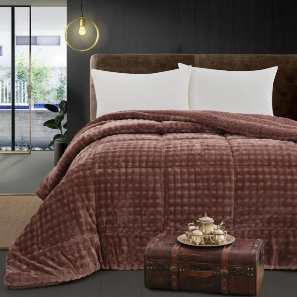 12512 Beauty Home Κουβερτοπάπλωμα υπέρδιπλο Art 12512 220x240 Σάπιο Μήλο