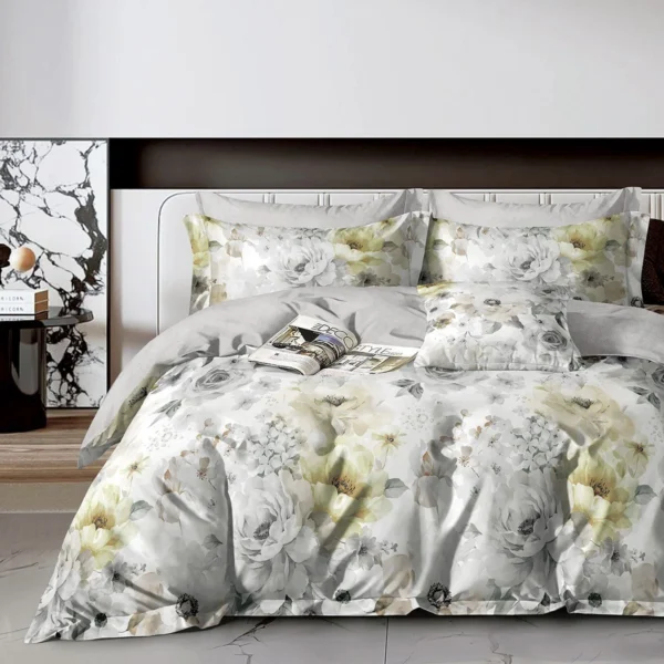 12610 Beauty Home Σετ παπλωματοθήκη υπέρδιπλη Art 12610 Giovanni 230x250 Γκρι
