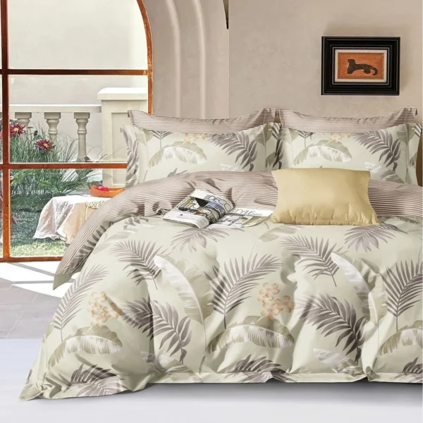 12621 Beauty Home Σετ παπλωματοθήκη υπέρδιπλη Art 12621 Bizet 230x250 Πράσινο