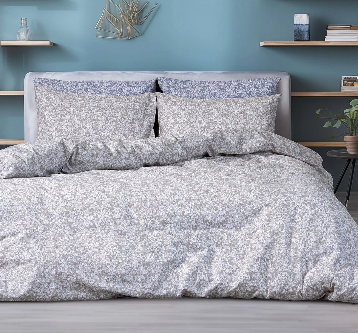 Beauty Home Σετ σεντόνια φανελένια King Size Malbec Art 12630 270x260 Μπεζ