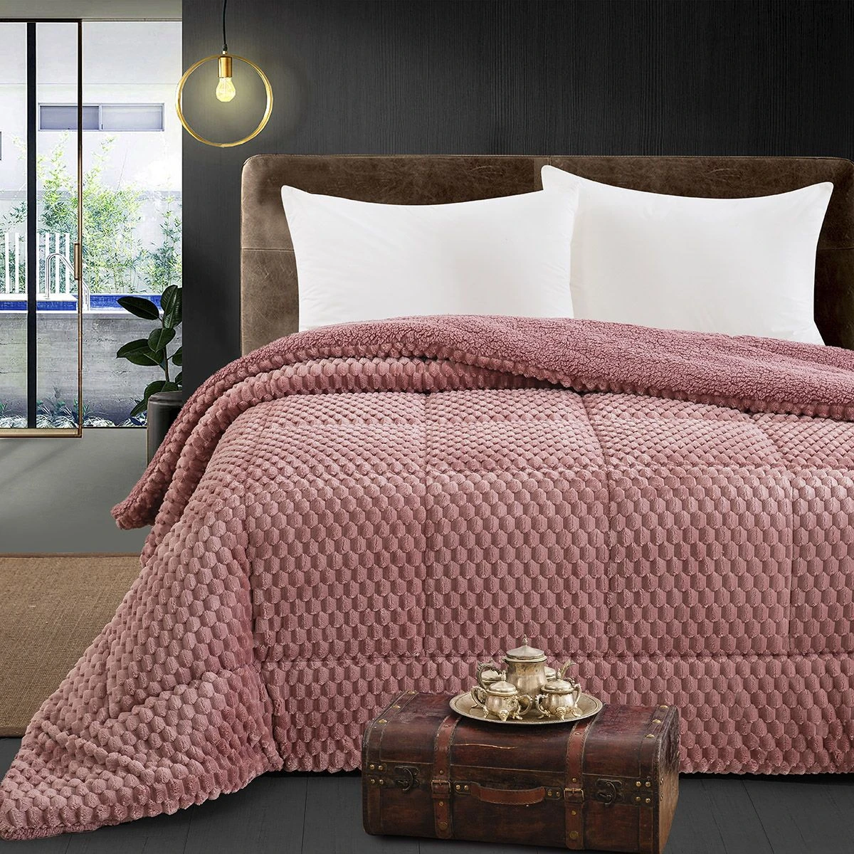 Beauty Home Κουβερτοπάπλωμα υπέρδιπλο Art 12653 220x240 Σάπιο μήλο