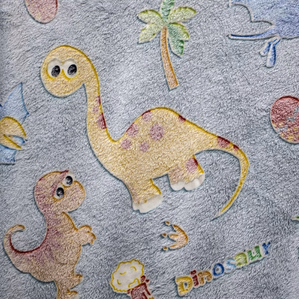 1300001806-b LINO ΚΟΥΒΕΡΤΑ FLEECE ΦΩΣΦΟΡΙΖΕ VOLCANO GREY-CIEL 160X220